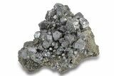 Galena Crystals and Chalcopyrite on Dolomite - Missouri #252163-1